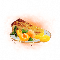 Табак Krass Black - Peach Cobbler (Персиковый Пирог, 100 грамм) — 