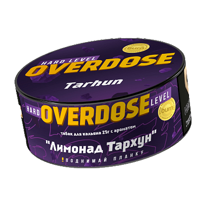 Табак Overdose - Tarhun (Лимонад Тархун, 25 грамм) купить в Иркутске