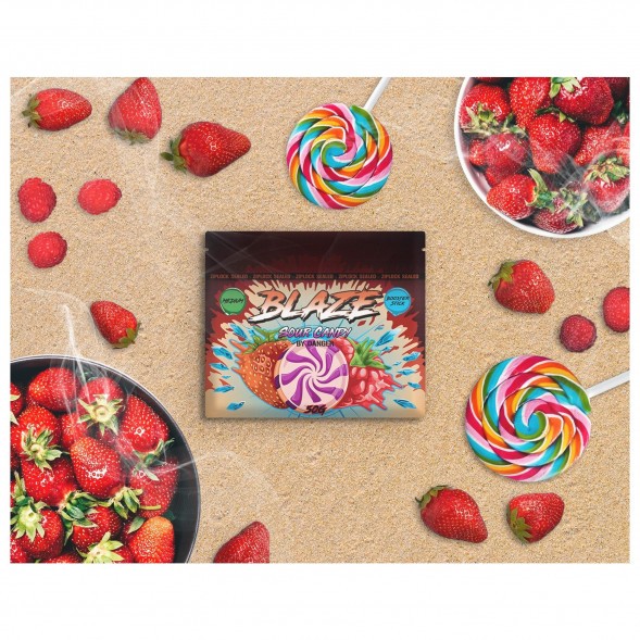 Смесь Blaze Medium - Sour Candy (Кислые конфеты, 50 грамм) купить в Иркутске