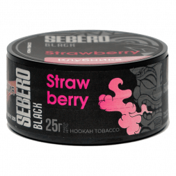 Табак Sebero Black - Strawberry (Клубника, 25 грамм)