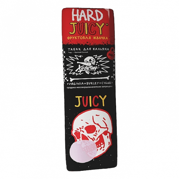 Табак Хулиган Hard - Juicy (Фруктовая Жвачка, 200 грамм) купить в Иркутске