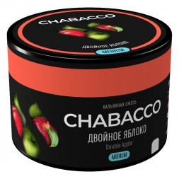Смесь Chabacco MEDIUM - Double Apple (Двойное Яблоко, 40 грамм)