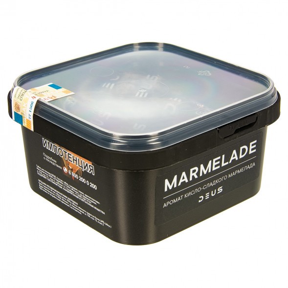 Табак Deus - Marmelade (Кисло-Сладкий Мармелад, 250 грамм) купить в Иркутске