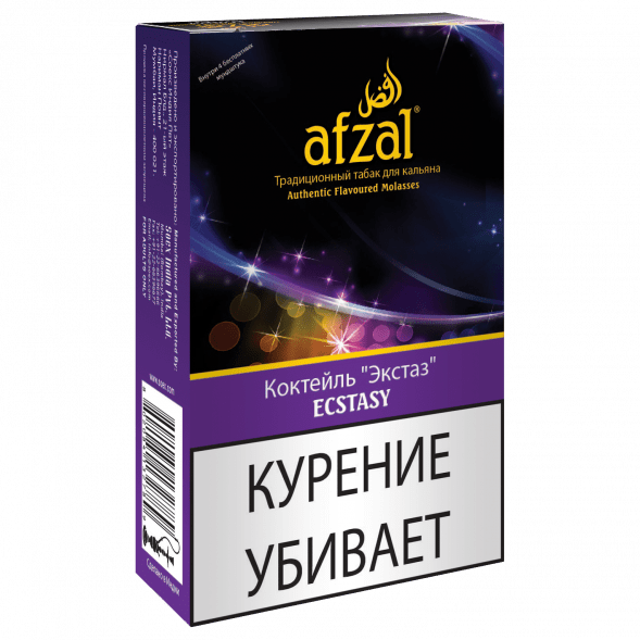 Табак Afzal - Ecstasy (Коктейль Экстаз, 40 грамм) купить в Иркутске