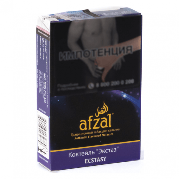 Табак Afzal - Ecstasy (Коктейль Экстаз, 40 грамм) купить в Иркутске