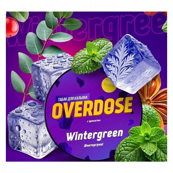 Табак Overdose - Wintergreen (Винтергрин, 100 грамм) купить в Иркутске