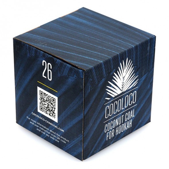 Уголь CocoLoco (26 мм, 64 кубика) купить в Иркутске
