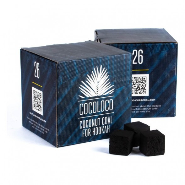 Уголь CocoLoco (26 мм, 64 кубика) купить в Иркутске