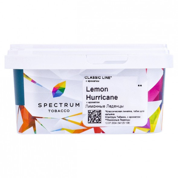 Табак Spectrum - Lemon Hurricane (Лимонные Леденцы, 200 грамм) купить в Иркутске