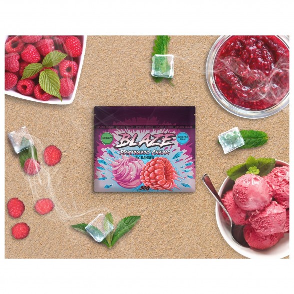 Смесь Blaze Medium - Raspberry Cream (Малиновое Мороженное, 50 грамм) купить в Иркутске