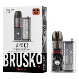 Электронная сигарета Brusko - APX C1 (Серебристый Кристалл)