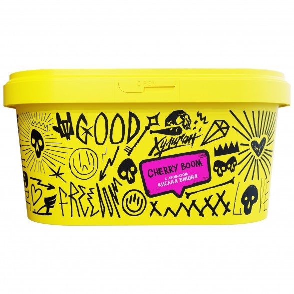 Табак Хулиган - Cherry Boom (Кислая Вишня, 200 грамм) купить в Иркутске