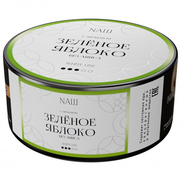 Табак NАШ WHITE - Зелёное Яблоко (100 грамм) купить в Иркутске