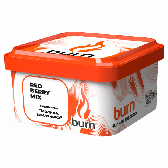 Табак Burn - Redberry Mix (Малина и Земляника, 200 грамм) купить в Иркутске