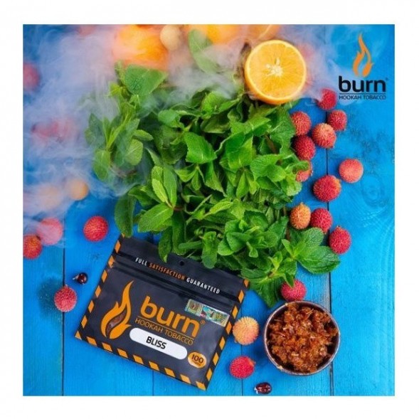 Табак Burn - Bliss (Личи с Мятой, 100 грамм) купить в Иркутске