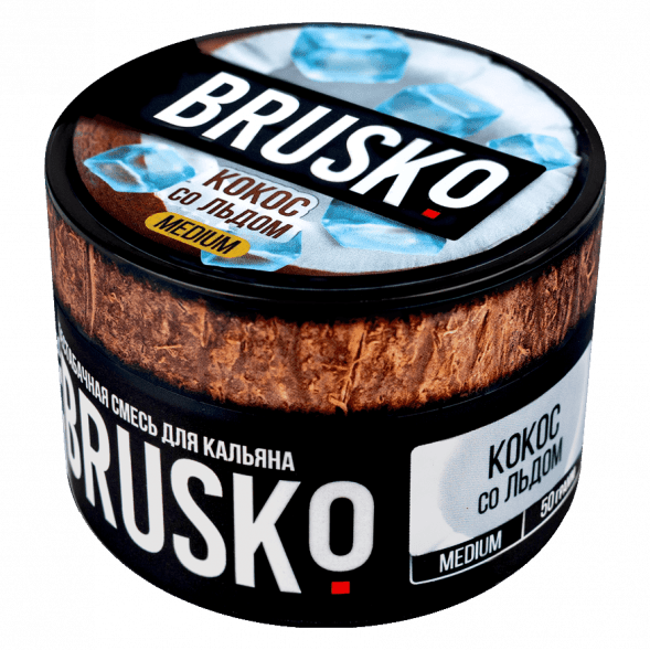 Смесь Brusko Medium - Кокос со Льдом (50 грамм) купить в Иркутске
