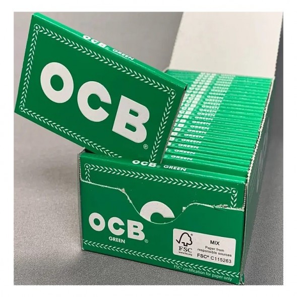 Бумага для самокруток OCB - №8 Double Green (100 штук) купить в Иркутске