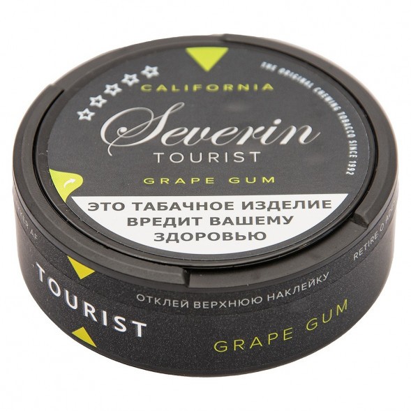 Табак жевательный SEVERIN - TOURIST GRAPE GUM SLIM купить в Иркутске