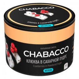 Смесь Chabacco MEDIUM - Cranberries in Sugar (Клюква в Сахарной Пудре, 50 грамм)