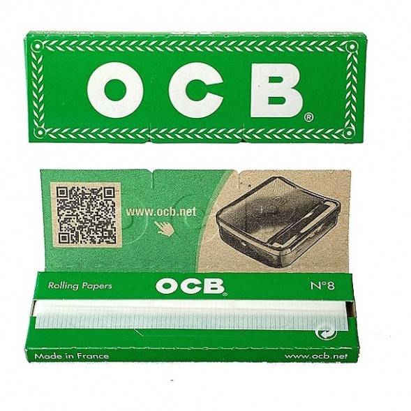 Бумага для самокруток OCB - №8 Green (50штук/50) купить в Иркутске