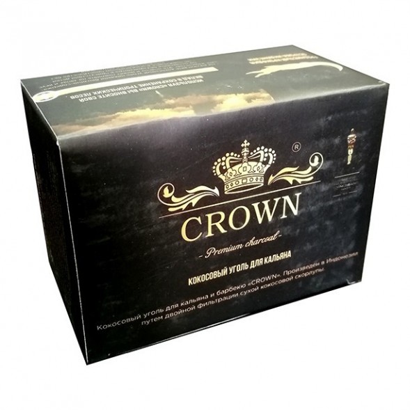 Уголь Crown (22 мм, 24 кубика) купить в Иркутске