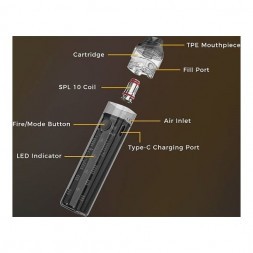 Электронная сигарета Brusko - Feelin C1 (Жёлтый)