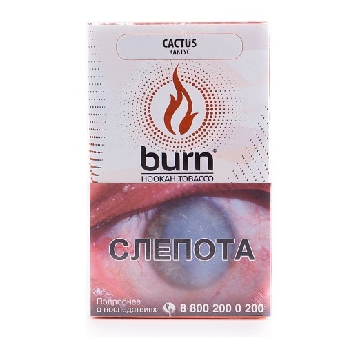 Табак Burn - Cactus (Кактус, 100 грамм) купить в Иркутске