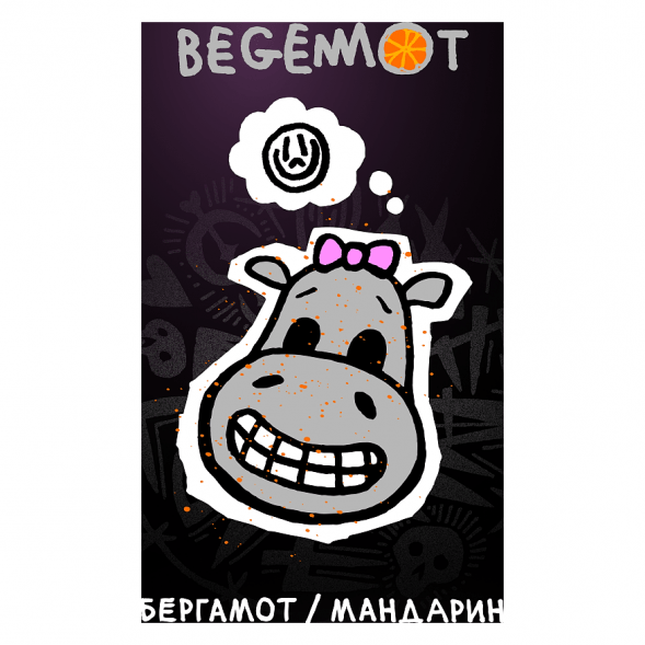 Табак Хулиган Hard - Begemot (Бергамот и Мандарин, 200 грамм) купить в Иркутске