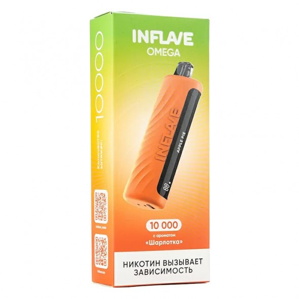 INFLAVE OMEGA - Шарлотка (Apple Pie, 10000 затяжек) купить в Иркутске
