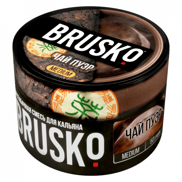 Смесь Brusko Medium - Чай Пуэр (50 грамм) купить в Иркутске