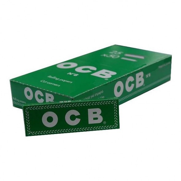 Бумага для самокруток OCB - №8 Green (50штук/25) купить в Иркутске