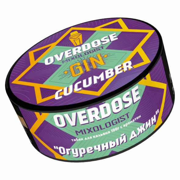 Табак Overdose - Gin Cucumber (Огуречный Джин, 25 грамм) купить в Иркутске