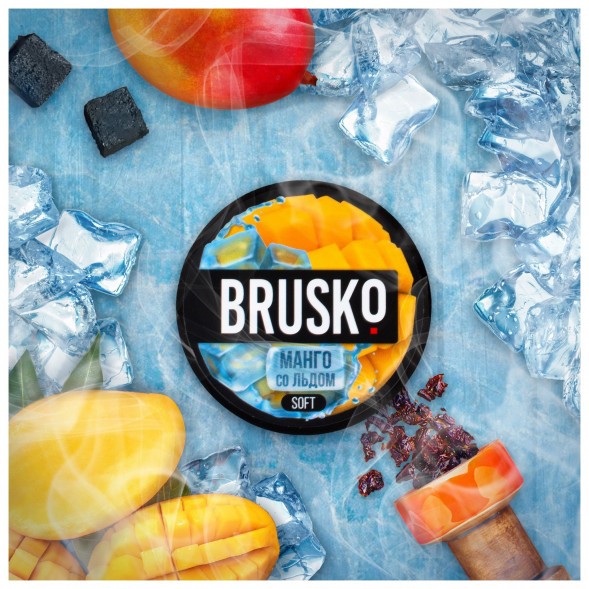 Смесь Brusko Medium - Манго со Льдом (50 грамм) купить в Иркутске