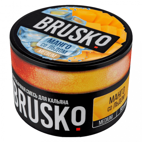 Смесь Brusko Medium - Манго со Льдом (50 грамм) купить в Иркутске