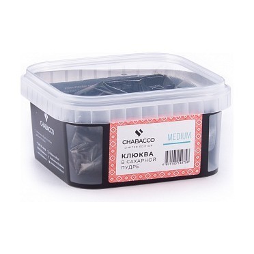 Смесь Chabacco MEDIUM - Cranberries in Sugar (Клюква в Сахарной Пудре, 200 грамм) купить в Иркутске