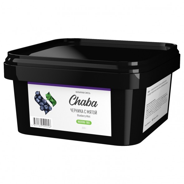 Смесь Chaba - Blueberry Mint (Черника с Мятой, 200 грамм, Без никотина) купить в Иркутске