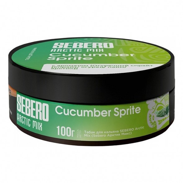 Табак Sebero Arctic Mix - Cucumber Sprite (Огуречный Спрайт, 100 грамм) купить в Иркутске