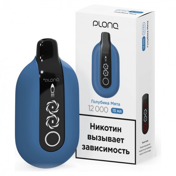 PLONQ ULTRA - Голубика Мята (12000 затяжек) купить в Иркутске