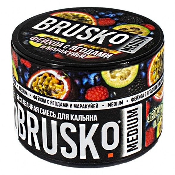 Смесь Brusko Zero - Фейхоа с Ягодами и Маракуйей (250 грамм) купить в Иркутске