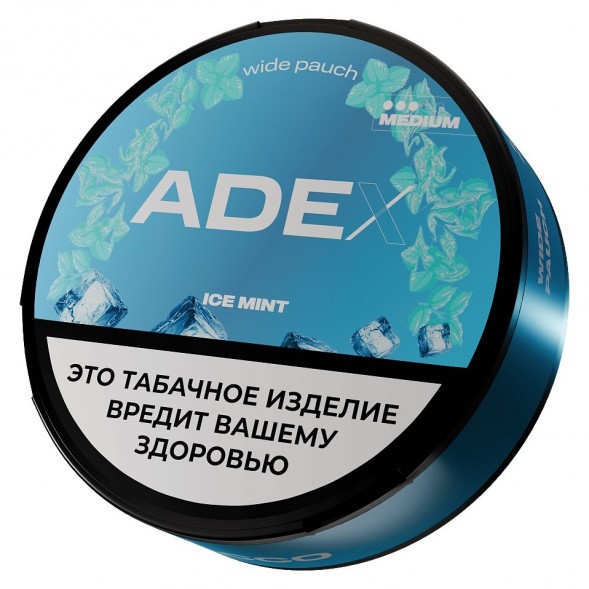 Табак жевательный ADEX MEDIUM WIDE - Ice Mint (Ледяная Мята) купить в Иркутске
