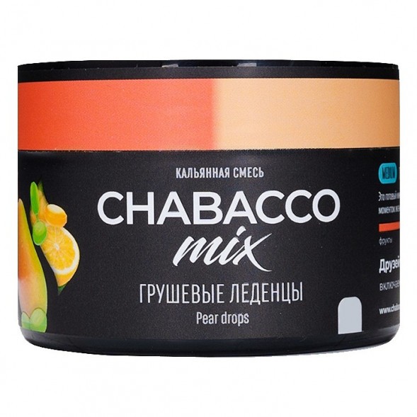 Смесь Chabacco MIX MEDIUM - Pear Drops (Грушевые Леденцы, 40 грамм) купить в Иркутске