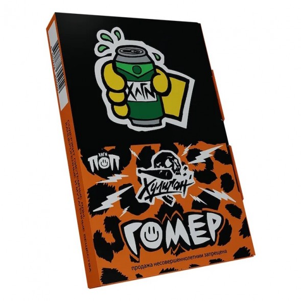 Табак Хулиган - Гомер (Газировка Виноград Алоэ, 25 грамм) купить в Иркутске