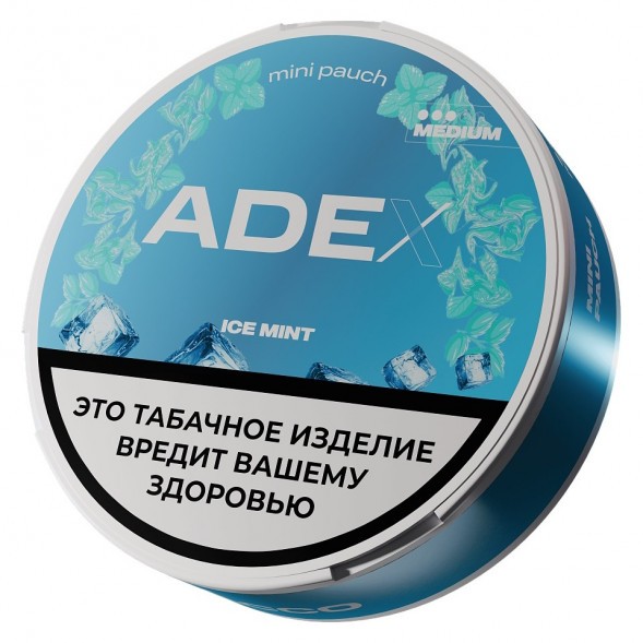 Табак жевательный ADEX MEDIUM MINI - Ice Mint (Ледяная Мята) купить в Иркутске