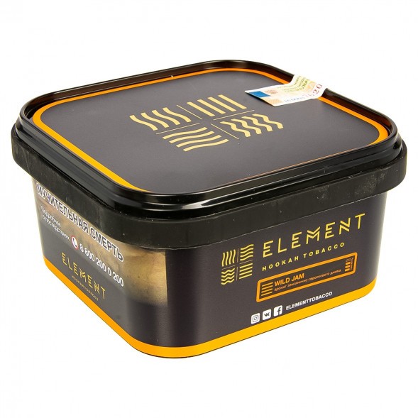 Табак Element Земля - Wild Jam (Землянично-Персиковый Джем, 200 грамм) купить в Иркутске