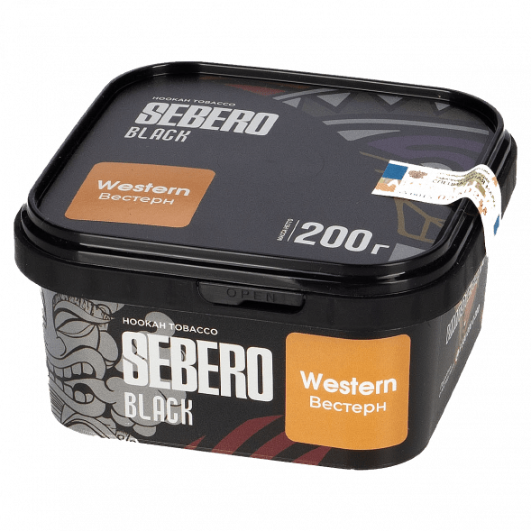 Табак Sebero Black - Western (Вестерн, 200 грамм) купить в Иркутске