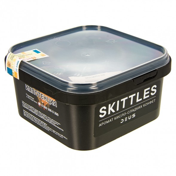 Табак Deus - Skittles (Кисло-Сладкие Конфеты, 250 грамм) купить в Иркутске