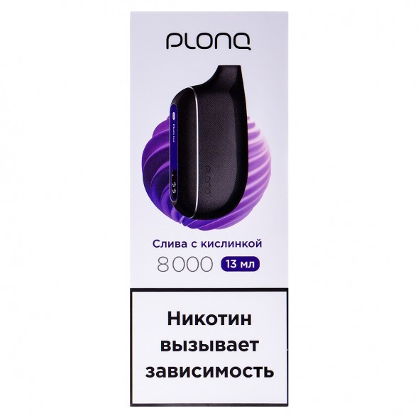 PLONQ MAX SMART - Слива с Кислинкой (8000 затяжек) купить в Иркутске
