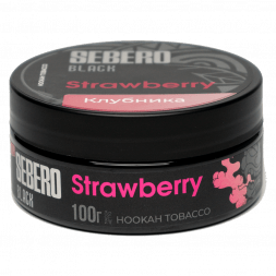 Табак Sebero Black - Strawberry (Клубника, 100 грамм)