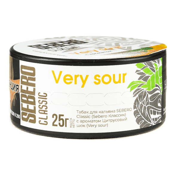 Табак Sebero - Very Sour (Цитрусовый Шок, 25 грамм) купить в Иркутске