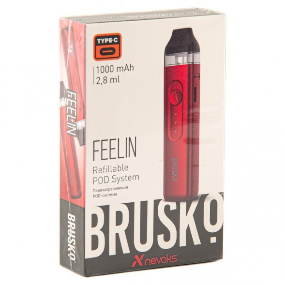 Электронная сигарета Brusko - Feelin (Красный) купить в Иркутске